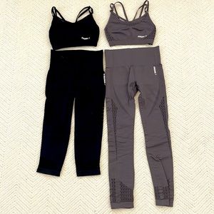 Two (2) Gymshark Matching Sets